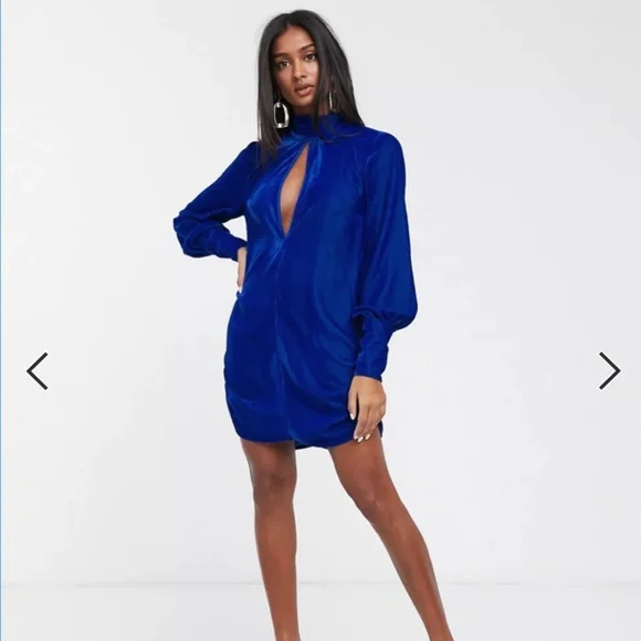 Satin Asos Blue Velvet Dress Four Fabulous New Year's Eve Looks, All From Zara ?, Look Satin Asos Blue Velvet Dress Four Fabulous New Year's Eve Looks, All From Zara ?, Look